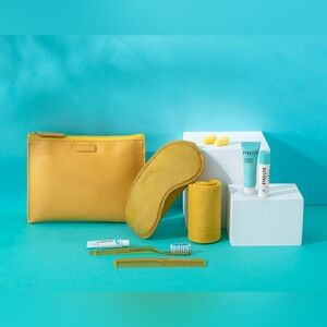 FURLA × EVA AIR Travel Toiletry Bag Bundle